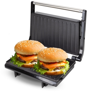 Solidny rozkładany grill elektryczny, opiekacz do kanapek tortilli 900W