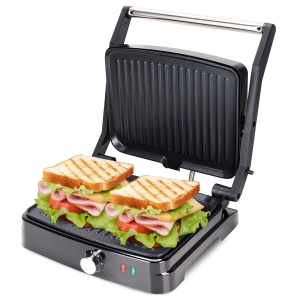 MOCNY rozkładany grill elektryczny, opiekacz do kanapek tortilli 2000W