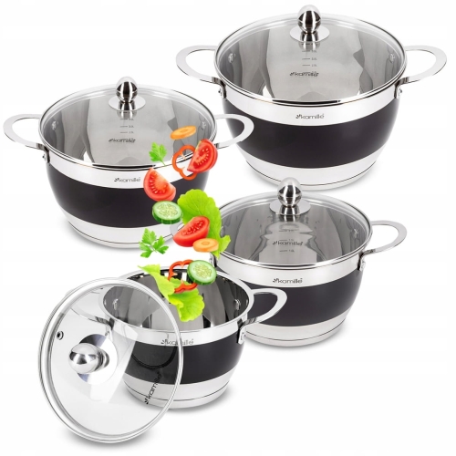 Zestaw garnków na indukcję Kamille KM5766