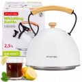Czajnik tradycyjny Kamille 2,5L stal emaliowana gwizdek
