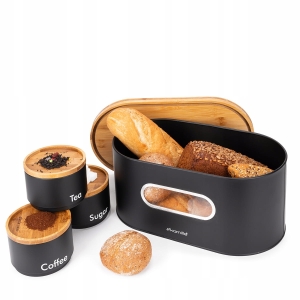 Zestaw chlebak z 3 pojemnikami kuchennymi