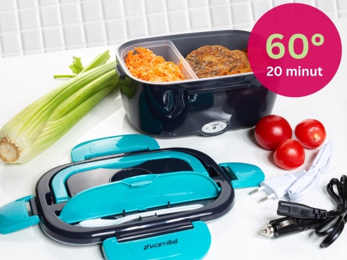 Szczelny lunchbox elektryczny Kamille podgrzewacz do jedzenia