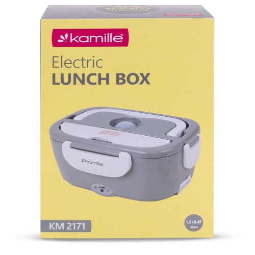 Nowoczesny lunch box Kamille do biura i pracy elektryczny 1,5L