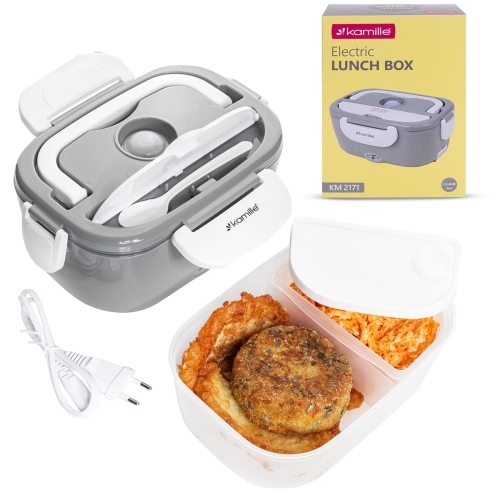 Elektryczny termos obiadowy Kamille lunchbox 1,5L