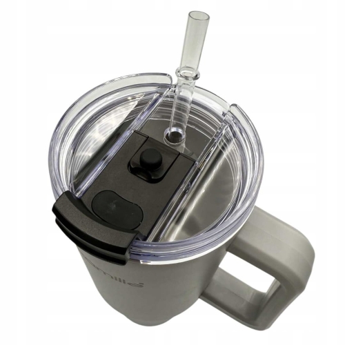 termos kubek ala Stanley 1200 ml Kamille z uchwytem i słomką