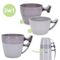 Termos Kamille 600 ml z tworzywa sztucznego i szklanym wkładem