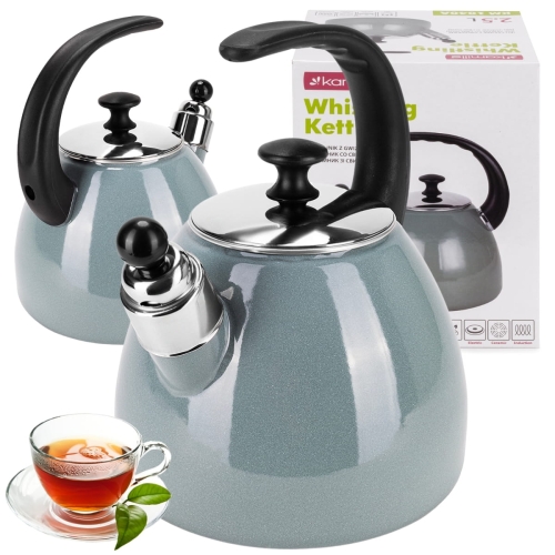 Czajnik kuchenny Kamille 2,5 L z gwizdkiem na indukcję