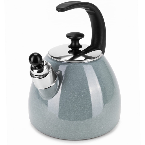 Czajnik emaliowany Kamille zielony 2,5 L na gaz i indukcję