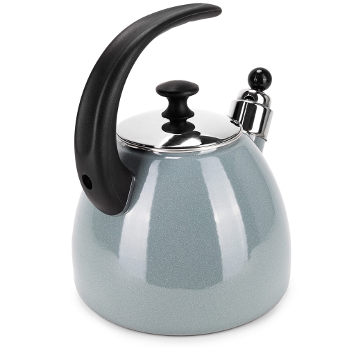Czajnik stalowy emaliowany Kamille 2,5 L z gwizdkiem