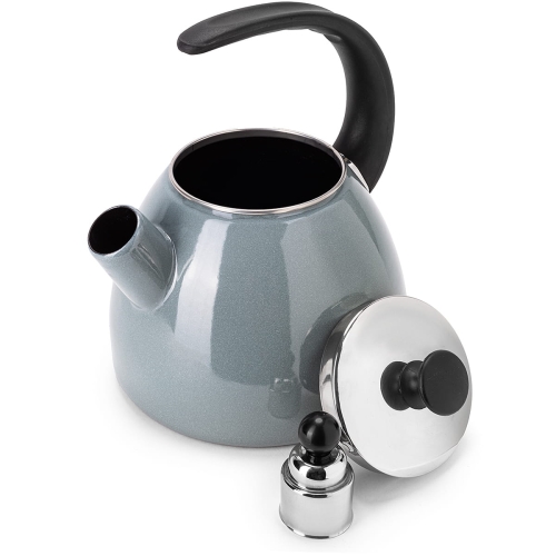 Czajnik tradycyjny Kamille 2,5 L stalowy emaliowany zielony