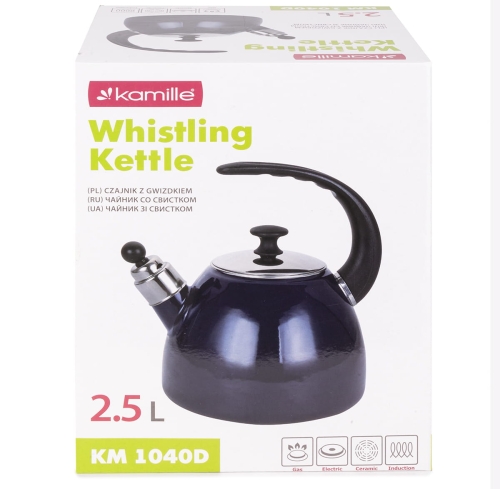 Czajnik imbryk emaliowany 2,5L Kamille