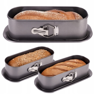 FORMA DO PIECZENIA CHLEBA CIAST KEKSÓWKA TORTOWNICA ROZPINANA KAMILLE