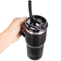 Kubek podróżny Kamille 600 ml bidon do wody ze słomką