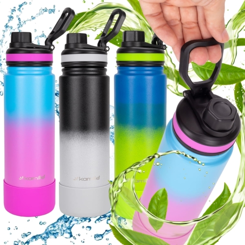 Bidon shaker sportowy na wode napoje Kamille KM2163