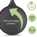 Patelnia marmurowa uniwersalna na naleśniki Kamille