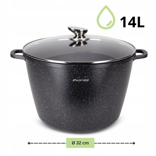 Garnek marmurowy 14L Kamille KM4487
