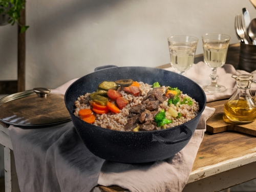 Duży garnek 22L gaz indukcja Kamille KM4484