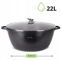 Duży garnek 22L marmurowy Kamille KM4484