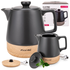 Czajnik elektryczny bezprzewodowy ceramiczny 1200W 1L