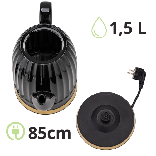ceramiczny kettle Kamille 1,5L dekoracyjna faktura