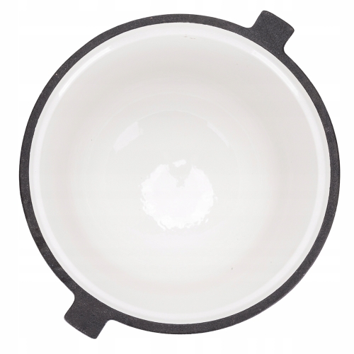 Kociołek ogniskowy Kamille żeliwny emaliowany garnek 15L