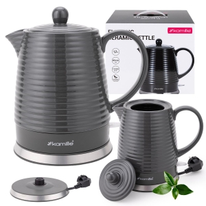 Czajnik elektryczny bezprzewodowy ceramiczny 1200W 1,2L