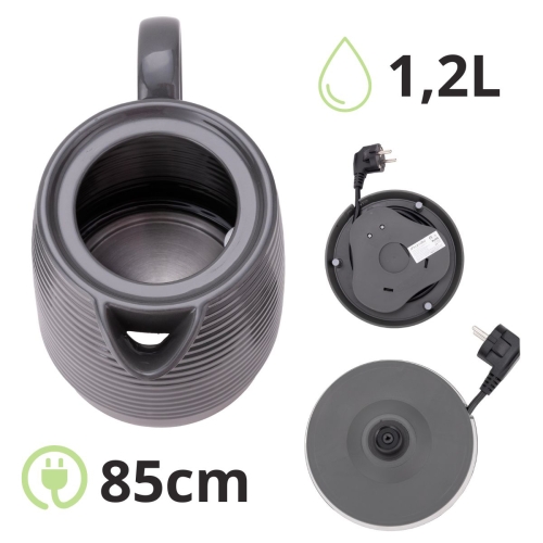 Czajnik elektryczny ceramiczny 1,2L KM1732