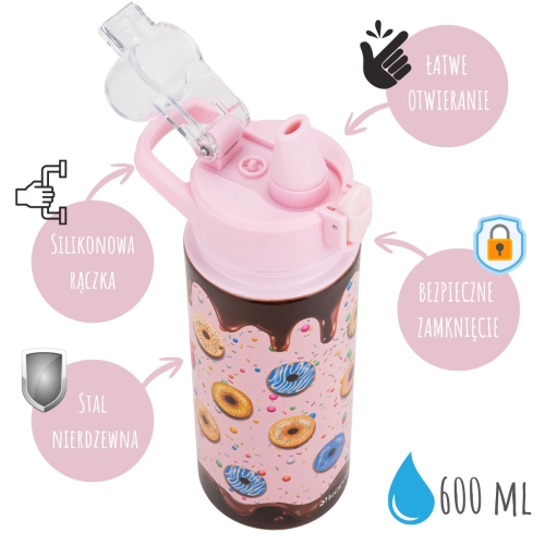 Kubek termiczny Kamille 600 ml dla dziecka do szkoły