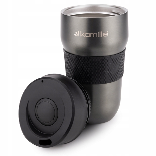 Kubek termiczny Kamille stal nierdzewna 320 ml szczelny