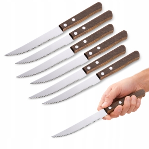 Zestaw noże do steków 6 el. Kamille KM5271