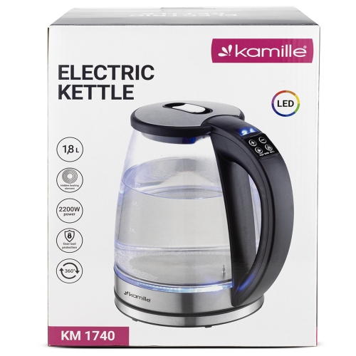 Czajnik elektryczny 1,8L Kamille KM1740