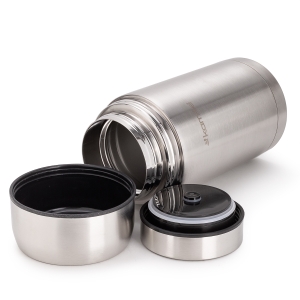 Stalowy termos obiadowy, lunchbox na zupę, obiad 1L