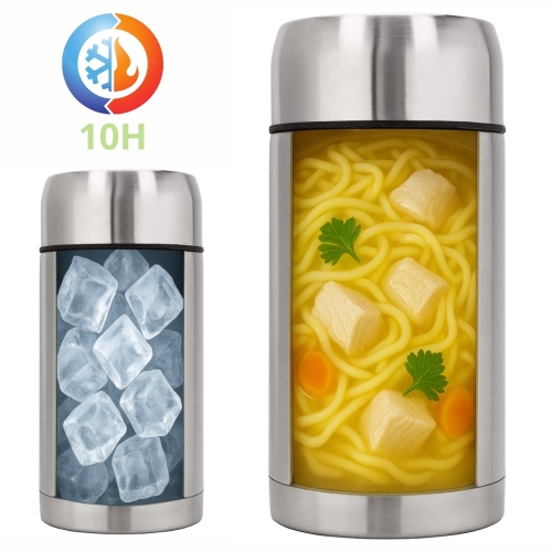 Pojemnik termiczny na zupę Kamille stal nierdzewna 1L