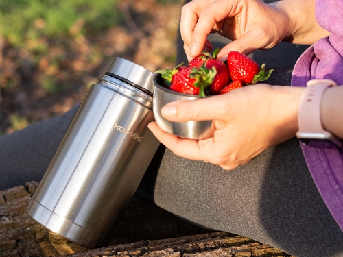 Menażka termiczna Kamille 1 litr szczelny termos obiadowy