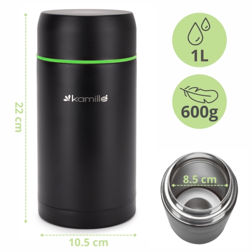 Pojemnik termiczny Kamille 1 L na gorący obiad