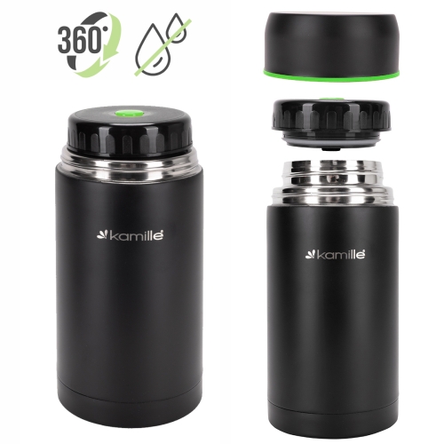 Termos stalowy Kamille 1 L lunchbox do pracy i podróży