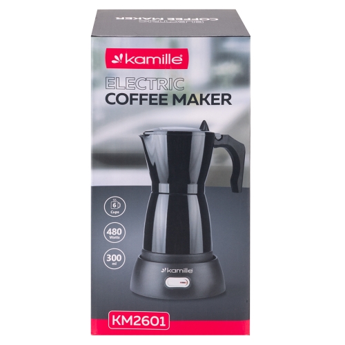 Kawiarka mokina stal nierdzewna Kamille 300 ml KM2601