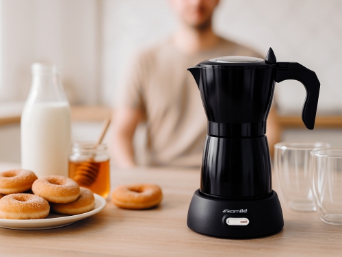 Mała kawiarka elektryczna Kamille do domu 300ml