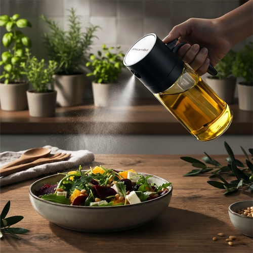 spryskiwacz do oliwy i octu Kamille szklany rozpylacz 250 ml