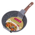 Patelnia granitowa głęboka, wok 26cm Kamille