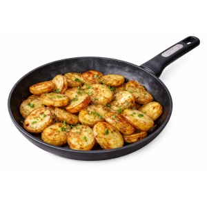 Patelnia 24cm solidna z powłoką "ILAG"