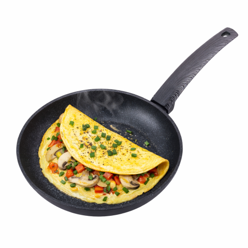 Patelnia non stick marmurkowa Kamille KM4122