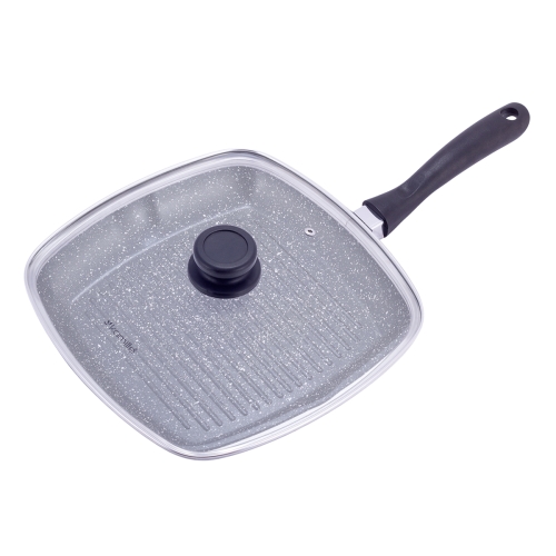 Patelnia grillowa z pokrywką Kamille KM4431