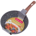 Patelnia granitowa głęboka, wok 24cm Kamille KM4165