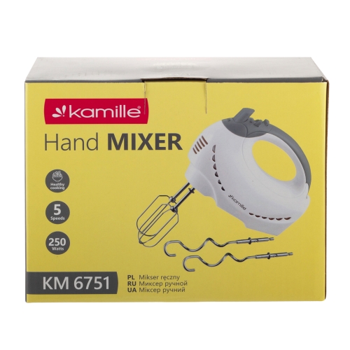 Mikser kuchenny ręczny Kamille KM6751