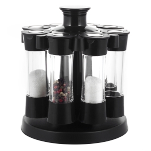 Kompaktowy przyprawnik, stojak na przyprawy obrotowy