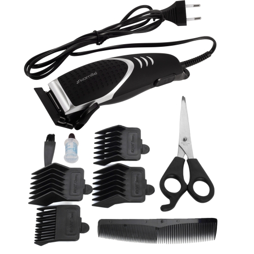 Profesjonalna maszynka do strzyżenia włosów i brody z 4 nasadkami Kamille
