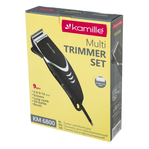 Sieciowa maszynka do strzyżenia włosów stalowe ostrza KAmille