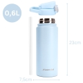 Kubek podróżny Kamille 600 ml z ustnikiem i blokadą