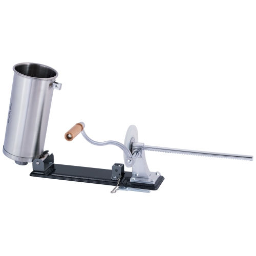 Nadziewarka do wędlin Kamille 3 kg z czterema końcówkami pozioma